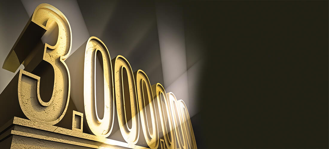 1<SUP>ST</SUP> CENTRAL insures three millionth customer following record business growth
